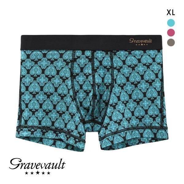 グレイブボールト Gravevault SUIT ショートボクサーパンツ XL メンズ 前閉じ 日本...