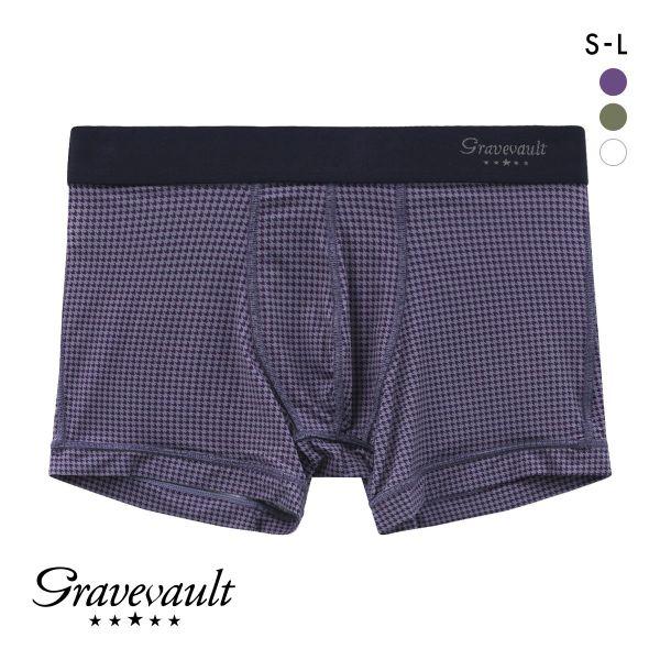 グレイブボールト Gravevault Houndstooth ショートボクサーパンツ SML メン...