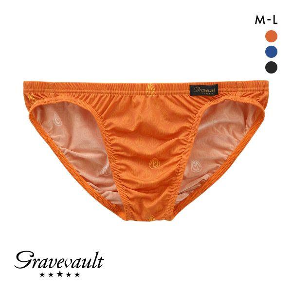 グレイブボールト Gravevault MARK ビキニ ブリーフ フルバック ML メンズ 前閉じ...