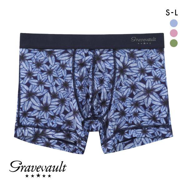 グレイブボールト PEACEFUL ショートボクサーパンツ SML メンズ 前閉じ 日本製 Grav...
