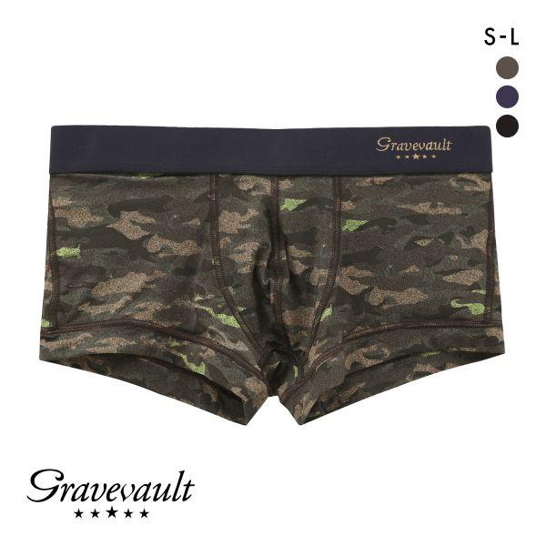 グレイブボールト Oscar ローライズ ボクサーパンツ SML メンズ 前閉じ 日本製 国産 Gr...