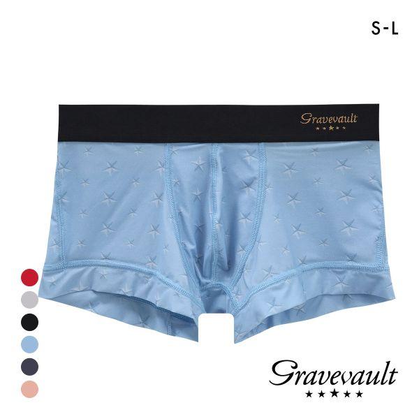 グレイブボールト STAR STUDS ローライズ ボクサーパンツ SML メンズ 前閉じ 日本製 ...