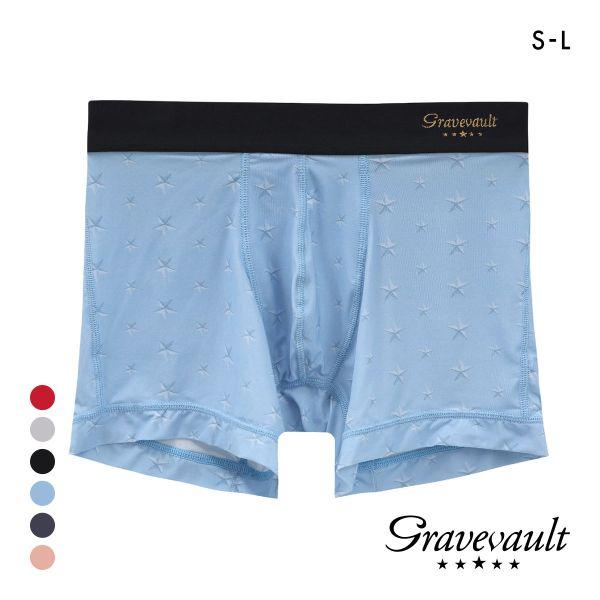 グレイブボールト STAR STUDS ショート ボクサーパンツ SML メンズ 前閉じ 日本製 G...