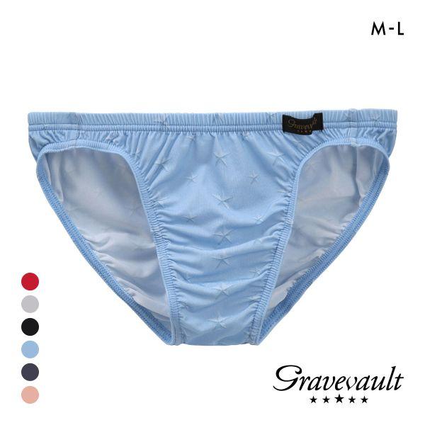 グレイブボールト STAR STUDS ビキニ ブリーフ フルバック ML メンズ 前閉じ 日本製 ...