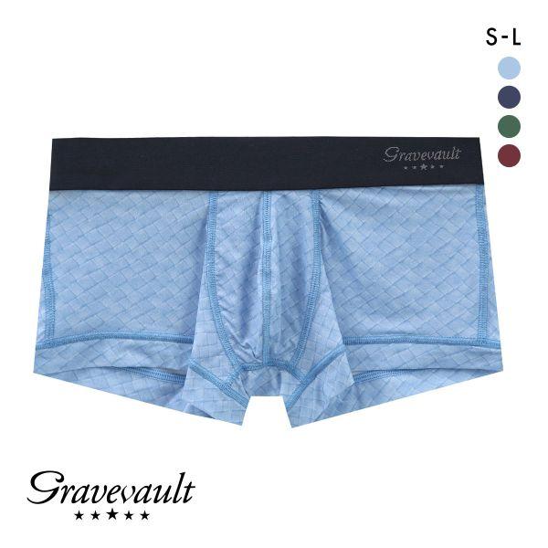 グレイブボールト INTRECCIATO ローライズ ボクサーパンツ SML メンズ 前閉じ 日本製...