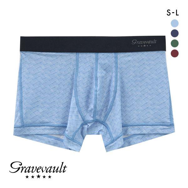 グレイブボールト INTRECCIATO ショート ボクサーパンツ SML メンズ 前閉じ 日本製 ...