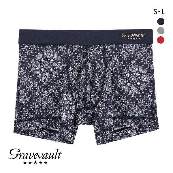グレイブボールト Bandana ショート ボクサーパンツ SML メンズ 前閉じ 日本製 Grav...