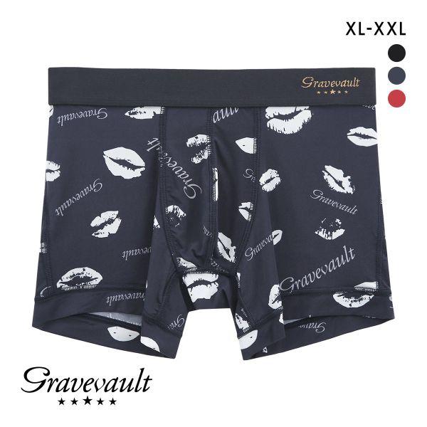 グレイブボールト Kiss ショート ボクサーパンツ XL XXL 大きいサイズ メンズ 前閉じ 日...