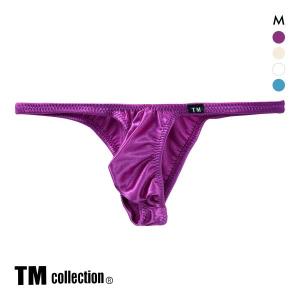ティーエム コレクション 1wayサテン Bulge style ハーフバック M メンズ 前とじ 日本製 もっこり バルジ TM collection｜SHIROHATO(白鳩)