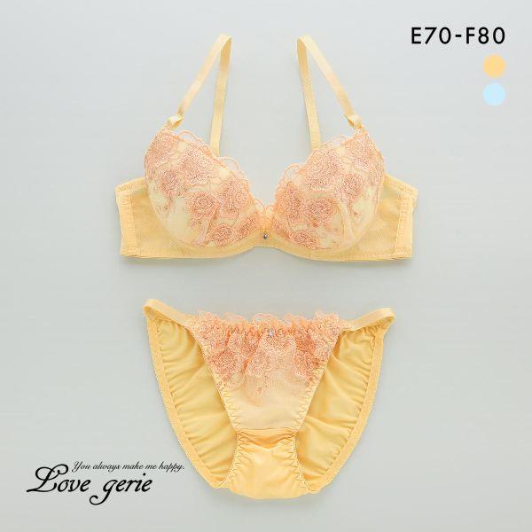 ラブジェリー メルトローズ ブラセット EF 盛り胸 Wパッド 谷間ブラ バストアップ ブラジャー ...
