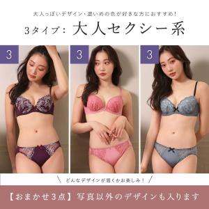 ブラジャー ショーツ 3点セット 福袋 選べる...の詳細画像3