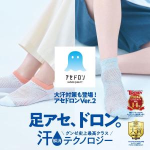 グンゼ アセドロン つま先切替 メガメッシュ ...の詳細画像1