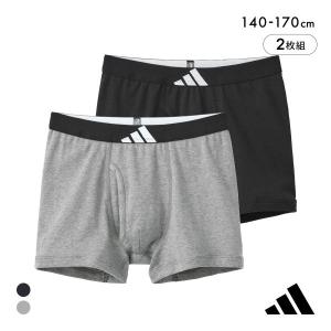 アディダス キッズ ジュニア用 綿100％ ボクサーパンツ 2枚組 adidas｜SHIROHATO(白鳩)