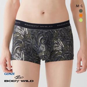 グンゼ GUNZE ボディワイルド BODY WILD クールニスタ COOLNISTA ジャングル柄 ボクサーパンツ 前とじ 吸汗速乾 メッシュ