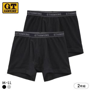 G.T.ホーキンス 綿100% ボクサーブリーフ 2枚セット メンズ 前開き G.T.HAWKINS 肌着 メンズ下着 男性下着 まとめ買い 爆買