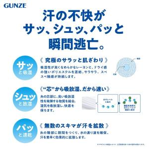 グンゼ GUNZE アセドロン Vネック スリ...の詳細画像3
