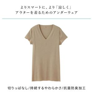グンゼ YG カットオフ 汗取りパッド付 Vネ...の詳細画像1
