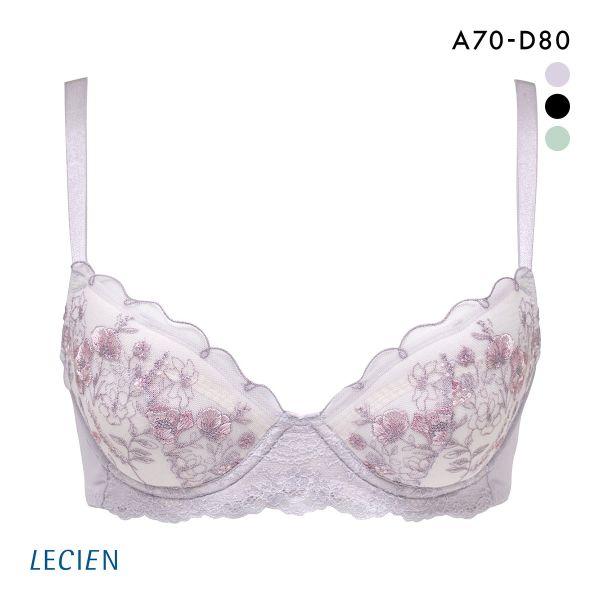 ブラジャー ルシアン ふんわりUPブラ 3/4カップ ABCD バストアップ リフトアップ カップリ...