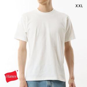 ヘインズ Hanes SHIRO クルーネックTシャツ メンズ インナー 大きいサイズ 半袖 白T HM1-X201｜shirohato