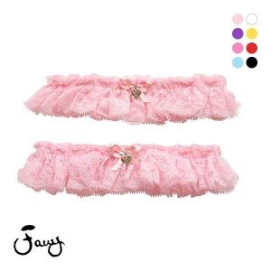 Fany レースがキレイなキャットガーターセット 2枚1セット