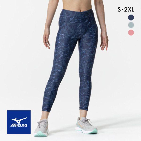 ミズノ タイツ レギンス S-2XL 安定 コンプレッション スポーツ 速乾 ヨガ トレーニングウェ...
