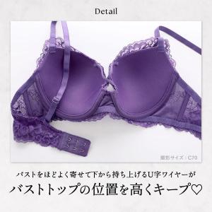 ブラジャー ショーツセット エレガント ラグジ...の詳細画像3