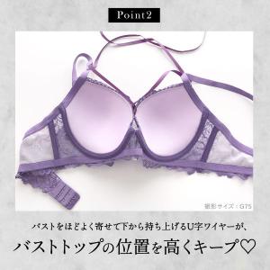 ブラジャー ショーツセット エレガント 3WA...の詳細画像3