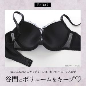 エレガント 脇肉を谷間に変える脇高ブラ グラデ...の詳細画像2