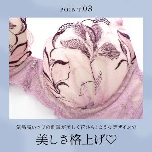 ブラジャー ショーツセット エレガント 脇肉を...の詳細画像5