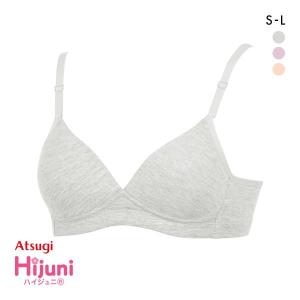 アツギ ATSUGI ハイジュニ Hijuni 透けにくい ノンワイヤーブラ 後ろホックなし ひびきにくい ジュニア 女の子 かぶりタイプ｜SHIROHATO(白鳩)