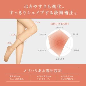 アツギ アスティーグ ストッキング 圧 引き締...の詳細画像1