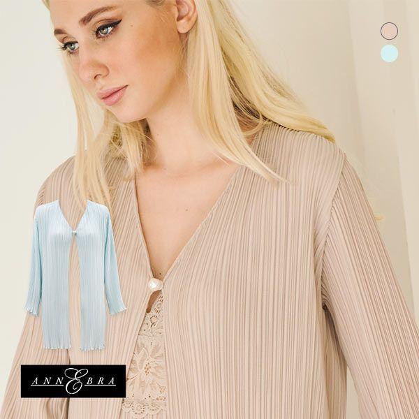 アンブラ ANNEBRA Pleat プリーツガウン ルームウェア セクシー ランジェリー インポー...
