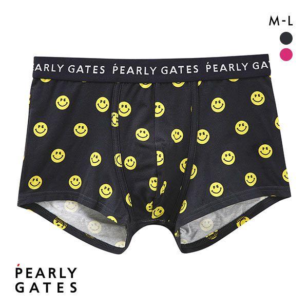 パーリーゲイツ PEARLY GATES PGニコ柄 ボクサーパンツ メンズ 前とじ アンダーウェア