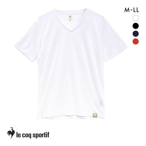 ルコック スポルティフ le coq sportif 半袖 Vネック キシリトール加工 ハニカムメッ...