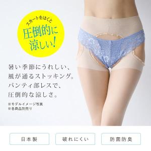 コミューズ COMUSE 風が通るストッキング...の詳細画像1