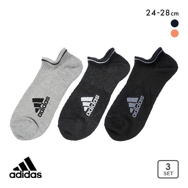 アディダス adidas スーパーメッシュ スニーカー丈ソックス 3足組 靴下 メンズ DRY 24...