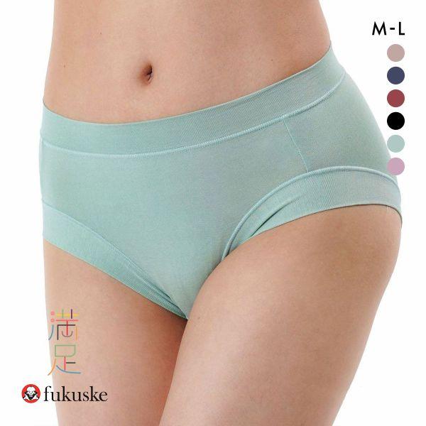 福助 Fukuske レディース 満足 美温活 よもぎ蒸し ノーマルショーツ 袋入り 単品