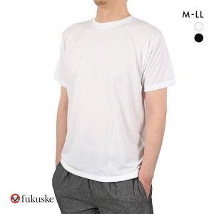 福助 fukusuke メンズ ルームウェア クルーネック パイルTシャツ トップス 半袖｜shirohato