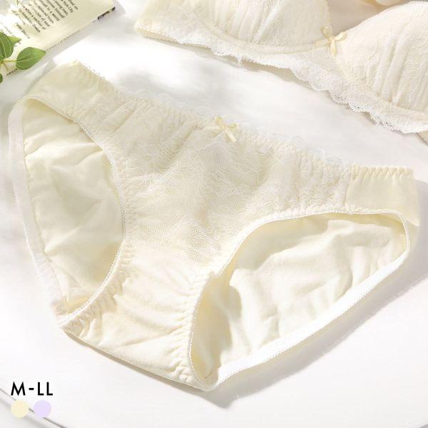 カジュアルフィーリング ラッセルレース リラクシング ペアショーツ レディース ノーマルショーツ 単...