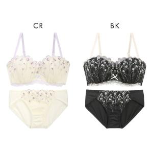 ピュアシェリ 小花チュール 1/2カップ ブラ...の詳細画像5