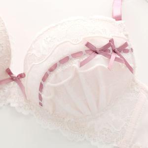 ブラジャー ショーツセット ピュアシェリ リボ...の詳細画像1