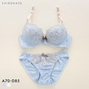 ブラジャー ピュアシェリ 3色小花アーチ ブラセ...の商品画像