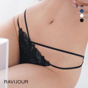 ラヴィジュール RAVIJOUR レーシーフェザー エンブレース ショーツ SM バックレース 総レース 透け バックオープン｜SHIROHATO(白鳩)