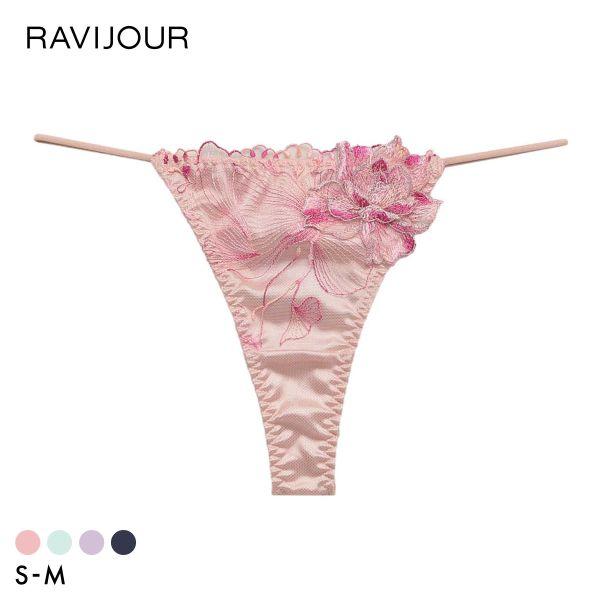 ラヴィジュール オーバーフラワー エンブロイダリーレース Tバックショーツ SM セクシー バックレ...