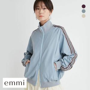 エミ emmi emmi atelier サイドライントラックジャケット｜shirohato