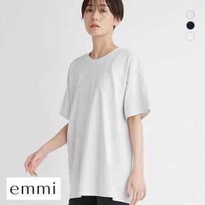 エミ emmi emmi atelier ewcロゴTシャツ 綿混 半袖 Tシャツ｜shirohato