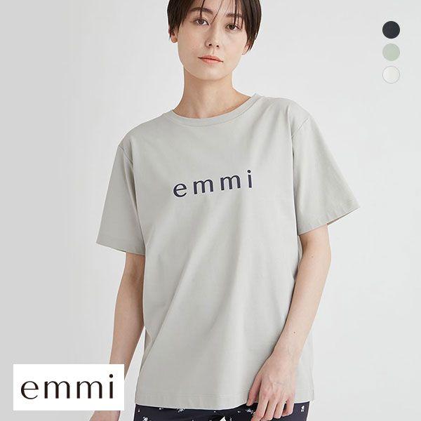 エミ emmi emmi yoga ONLINE限定 eco emmiロゴバックシャンTシャツ 半袖...