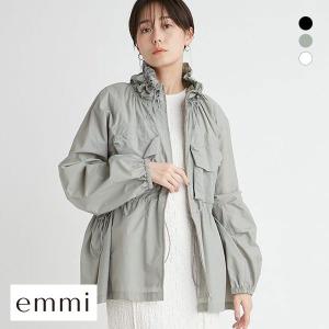 エミ emmi emmi atelier 撥水ワッシャーブルゾン｜shirohato