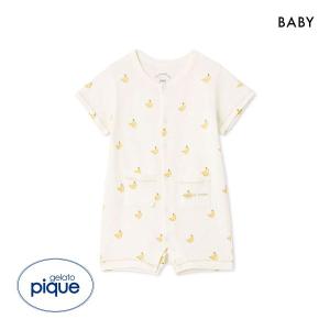ジェラートピケ キッズアンドベイビー ベビー バナナ柄ロンパース ジェラピケ ルームウェア パジャマ gelato pique Kids＆Baby BABY｜shirohato