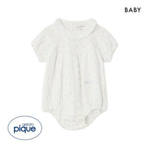 ジェラートピケ キッズアンドベイビー 販路限定 ベビー リトルフラワー柄ガーゼロンパース ジェラピケ ルームウェア gelato pique Kids＆Baby BABY